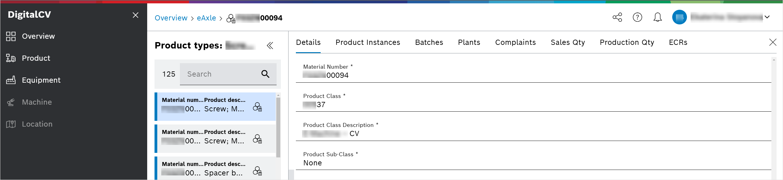 DigitalCV product types view defaultstart aspect details